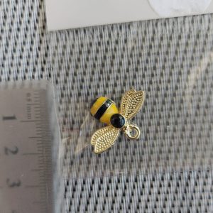 Gold-Plated Bee Charm