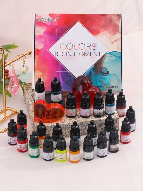 24 colors 5ml Resin Dye Ink - Fun With Soap Handy information